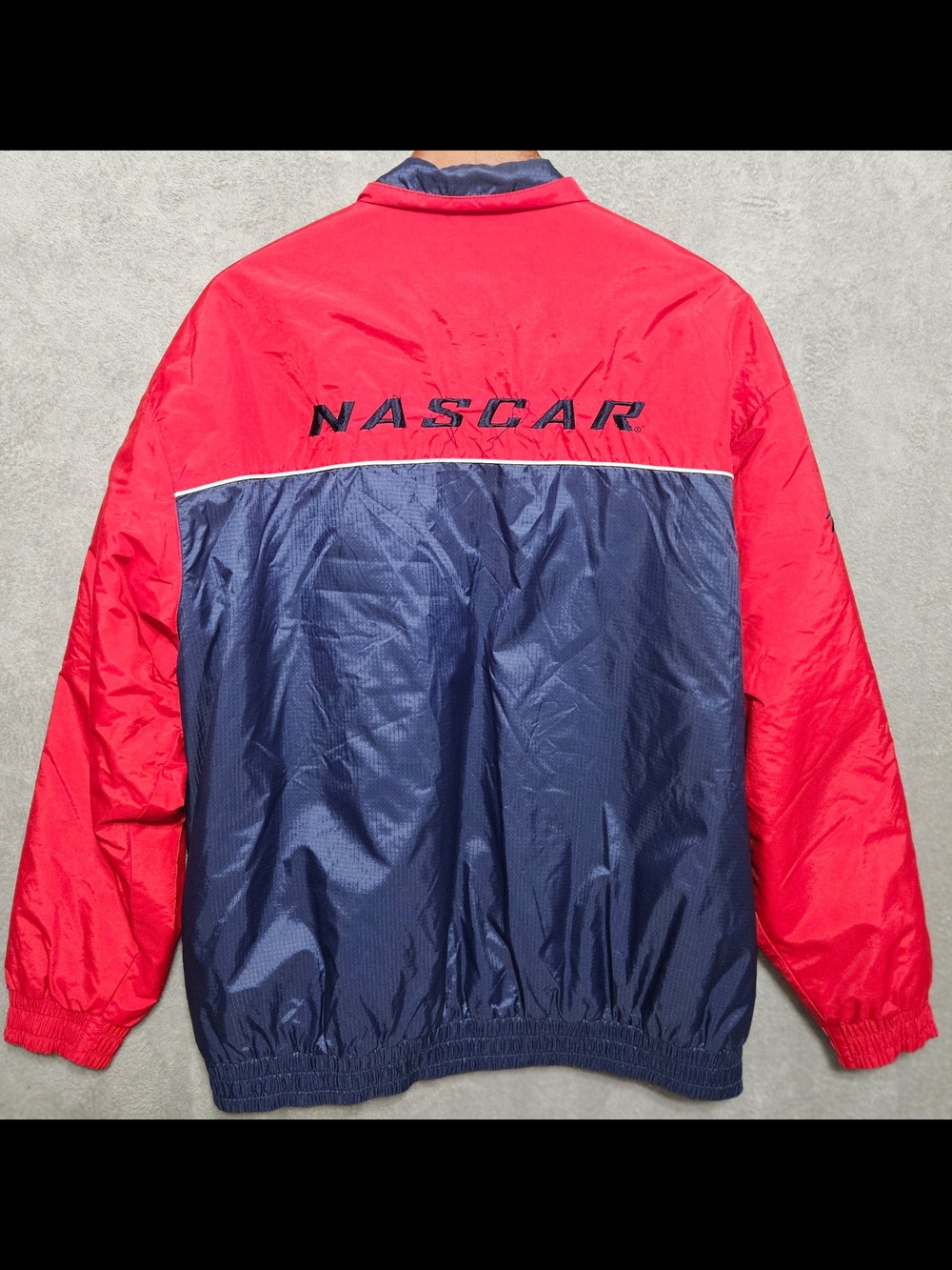 Chase Authentics Red and Navy NASCAR Racing Jacket - Picture 2 of 11
